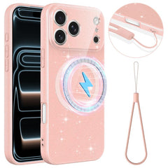 Funda magnética de TPU con purpurina brillan...