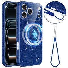 Funda magnética de TPU con purpurina brillan...