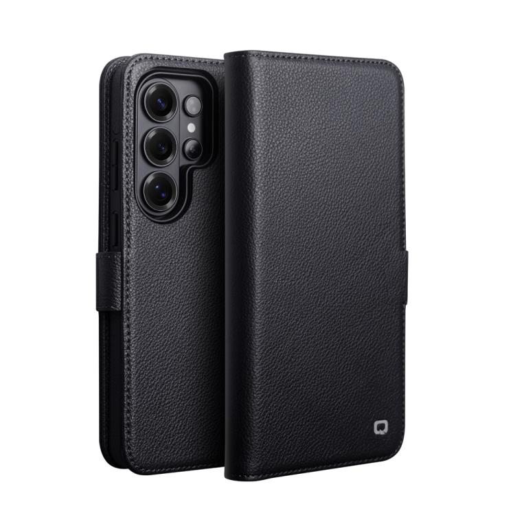 Funda para teléfono de cuero genuino QIALINO...
