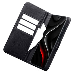 Funda para teléfono de cuero genuino QIALINO...
