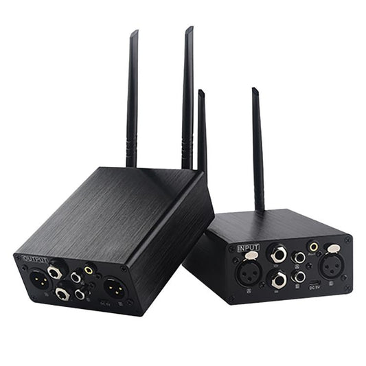 Conjunto de transmisor y receptor de audio i...