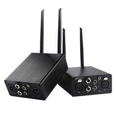 Conjunto de transmisor y receptor de audio i...