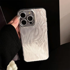 Funda para teléfono láser de gasa de plumas ...