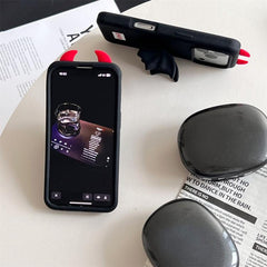 Funda de silicona para teléfono con soporte ...