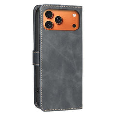 Funda para teléfono de cuero vegano con text...