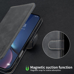 Funda para teléfono de cuero vegano con text...
