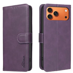 Funda para teléfono de cuero vegano con text...
