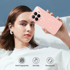 Funda magnética de TPU con purpurina brillan...