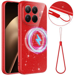 Funda magnética de TPU con purpurina brillan...