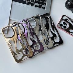 Funda para teléfono de TPU galvanizada con r...