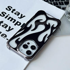 Funda para teléfono de TPU galvanizada con r...