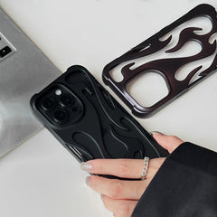 Funda para teléfono de TPU esmerilado con re...