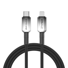 Cable de datos trenzado transparente con deg...
