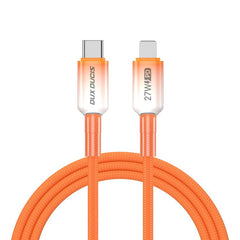 Cable de datos trenzado transparente con deg...