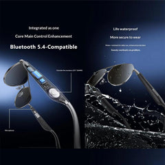 Gafas de audio inteligentes Yesido IO44, aur...