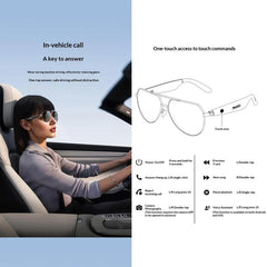 Gafas de audio inteligentes Yesido IO44, aur...
