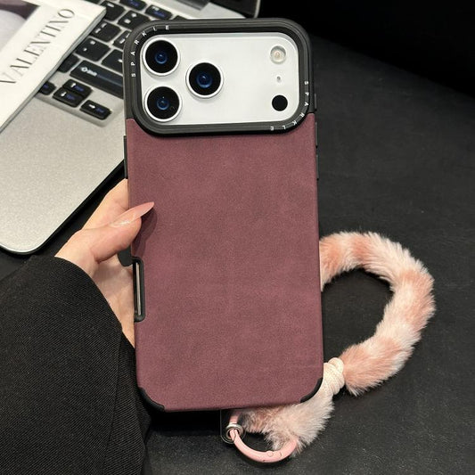 Funda para teléfono de TPU de tela de gamuza...