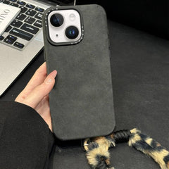 Funda para teléfono de TPU de tela de gamuza...