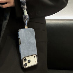 Funda para teléfono de TPU de tela de gamuza...