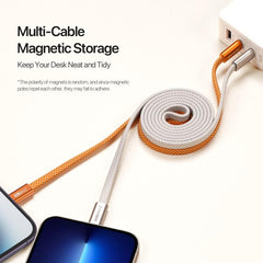 Cable de datos trenzado de nailon magnético ...