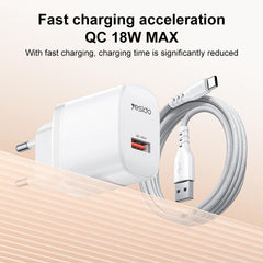Cargador Yesido de 18 W con interfaz USB úni...