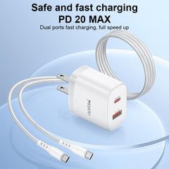 Conjunto de cargador Yesido YC19U PD20W USB-...