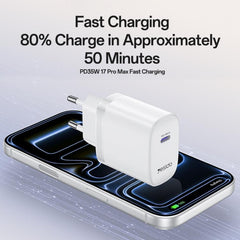 Cargador rápido Yesido YC107 PD35W USB-C / T...