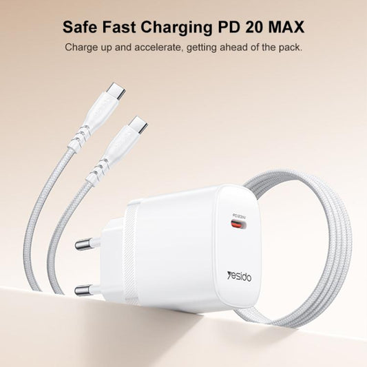 Conjunto de cargador Yesido YC105 PD20W Tipo...