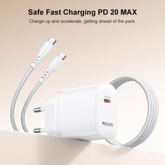 Conjunto de cargador Yesido YC105 PD20W Tipo...