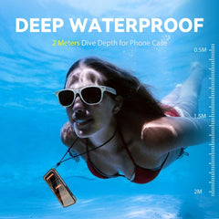 Funda magnética impermeable para teléfono Re...