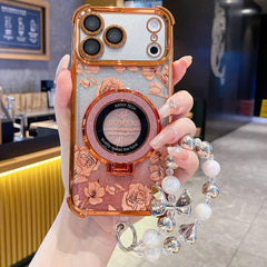 Funda para teléfono con estampado de flores ...