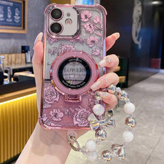 Funda para teléfono con estampado de flores ...