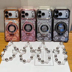 Funda para teléfono con estampado de flores ...