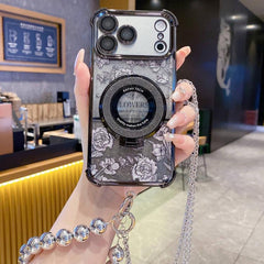 Funda para teléfono con estampado floral deg...