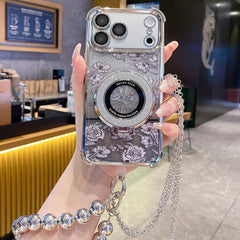 Funda para teléfono con estampado floral deg...