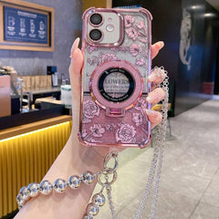 Funda para teléfono con estampado floral deg...