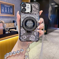 Funda para teléfono con estampado floral deg...