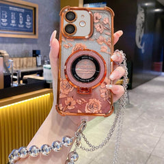 Funda para teléfono con estampado floral deg...