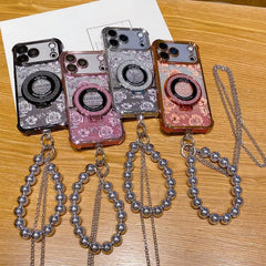 Funda para teléfono con estampado floral deg...