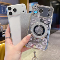 Funda para teléfono con estampado floral deg...