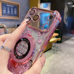 Funda para teléfono con estampado floral deg...
