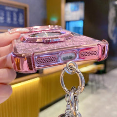 Funda para teléfono con estampado floral deg...