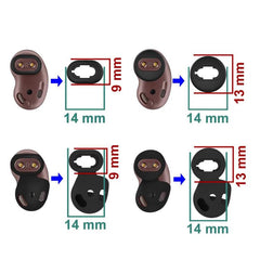 Kit de 4 pares de almohadillas de silicona y...