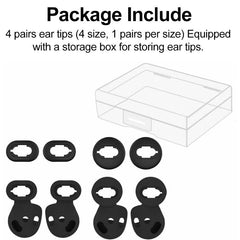 Kit de 4 pares de almohadillas de silicona y...