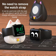 Soporte para reloj inteligente Lucky Cat Design para Apple Watch
