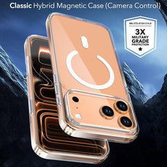 Funda magnética transparente de cristal para...