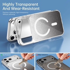 Funda magnética para teléfono con purpurina ...