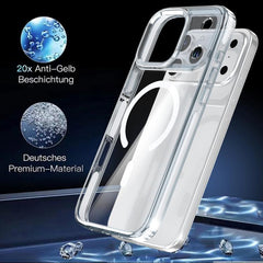 Funda magnética transparente bicolor para te...