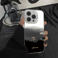 Funda híbrida de PC y TPU con estampado de m...