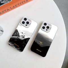 Funda híbrida de PC y TPU con estampado de m...